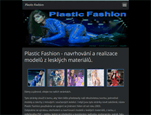 Tablet Screenshot of plasticfashion.cz